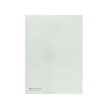 แฟ้มซองพลาสติก ตราช้าง ขนาด A4 รุ่น 400A4 สีขาว
