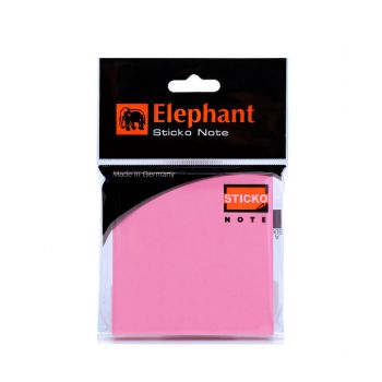 (Clearance) กระดาษโน๊ตแถบกาว ตราช้าง สีชมพู 3x3 นิ้ว (SD106904)