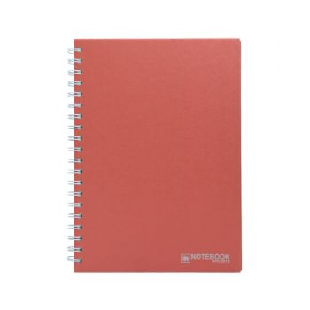 สมุดบันทึกปกแข็งริมลวด ตราช้าง SATIN WHC-301S ขนาด B5 (คละสี) 