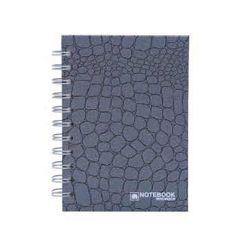สมุดบันทึกปกแข็งริมลวด ตราช้าง CROC WHC-402CS ขนาด A6 
