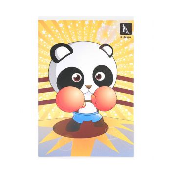 สมุดนักเรียน ตราช้าง Q102 60 แกรม 80 แผ่น (คละลาย) 
