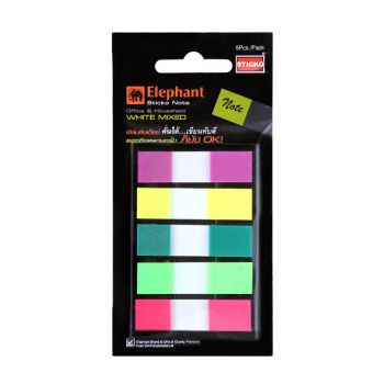 ฟิล์มอินเด็กซ์ ตราช้าง สีสลับขาว ขนาด 12x44 มม. 