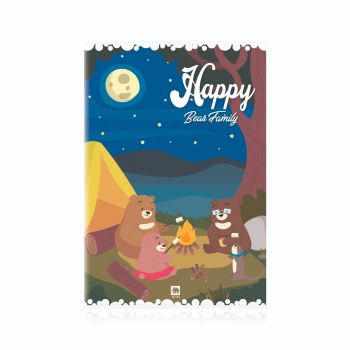 สมุดนักเรียน ตราช้าง Q103 60 แกรม 80 แผ่น (คละลาย) 