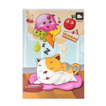 สมุดนักเรียน ตราช้าง Q106 60 แกรม 80 แผ่น (คละลาย) 