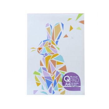 สมุดฉีก Quantum รุ่น QP008 70แกรม 50 แผ่น (คละลาย)