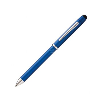 ปากกา Cross Tech3+ Metallic Blue Multi-Function Pen with Chrome #AT0090-8