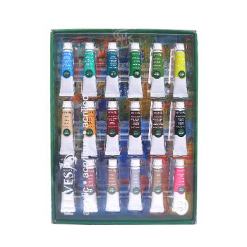 สีอะคริลิค Reeves ชุด 36 สี รุ่น 4910215 แพ็คกล่อง