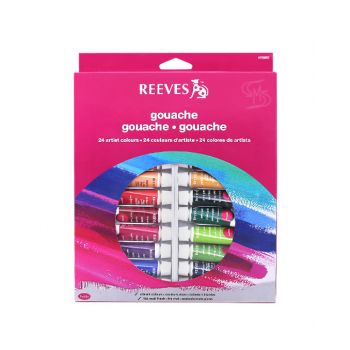 สีโปสเตอร์ Reeves ชุดกูวาช 24x10 มล. #8793352