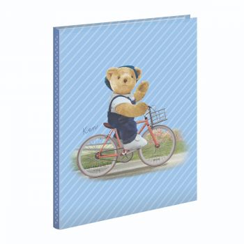 แฟ้มโชว์เอกสาร ขนาด A4 แถมซองใส 10 ซอง Master Art & Teddy (คละลาย)