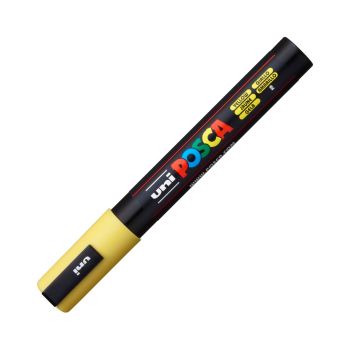 ปากกามาร์คเกอร์ UNI POSCA PC-5M เหลือง (อินเตอร์)