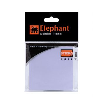 (Clearance) กระดาษโน๊ตแถบกาว ตราช้าง สีม่วง 3x3 นิ้ว (50 แผ่น) (SD257378)