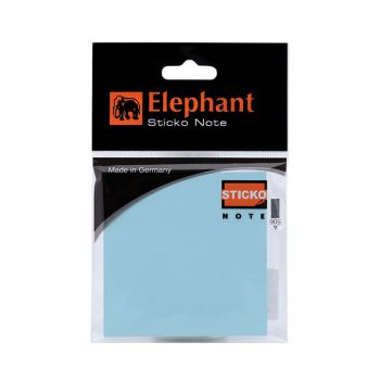 (Clearance) กระดาษโน๊ตแถบกาว ตราช้าง สีฟ้า 3x3 นิ้ว (50 แผ่น) (SD257392)