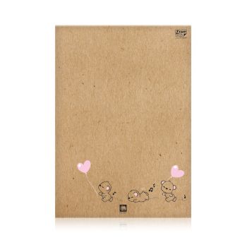 สมุดฉีก ตราช้าง รุ่น PFC-201T ขนาด A5 70 แกรม 30 แผ่น (คละลาย) 