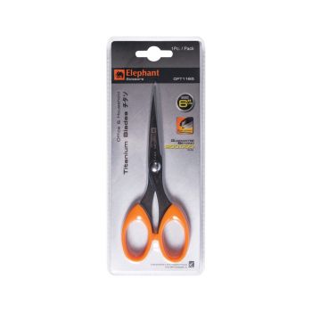(Factory Sale) กรรไกร ตราช้าง รุ่น OFT1165 ขนาด 6 1/2 นิ้ว (SD259136)