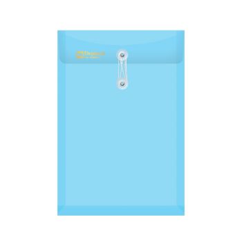 แฟ้มซองตาไก่ ตราช้าง รุ่น 435A4 ขนาด A4 สีฟ้า (แพ็ค 12)