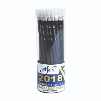 (Clearance) ดินสอดำ Elfen 2B #2018 (กระบอก 50 แท่ง) (SD266233)