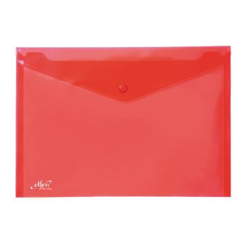(Factory Sale) แฟ้มซองกระดุม 1 เม็ด เอลเฟ่น รุ่น 114 ขนาด A4 สีแดง (แพ็ค 12) (FI614850)