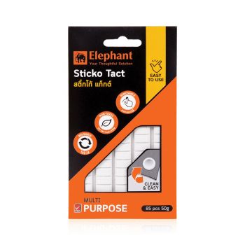 กาวดินน้ำมัน ตราช้าง รุ่น Sticko Tact 50 กรัม