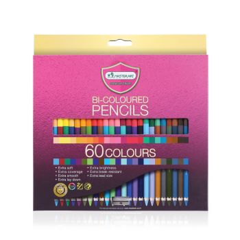 สีไม้ Master Art 2 หัว 60 สี 