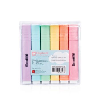 ปากกาเน้นข้อความ ตราช้าง Rainbow (คละสี)