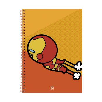 สมุดริมลวด ตราช้าง รุ่น WMV-203 MARVEL ขนาด B5 70 แกรม 60 แผ่น