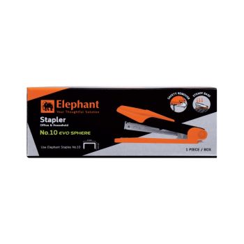 เครื่องเย็บกระดาษ ตราช้าง รุ่น EVO SPHERE เบอร์ 10 (คละสี)