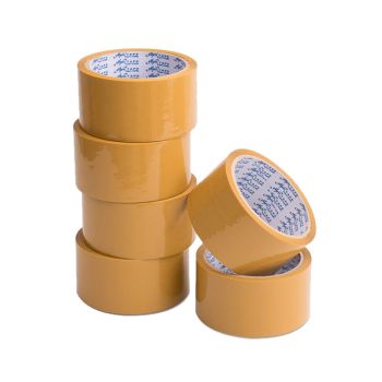 Set : Elfen เอลเฟ่น โอพีพี เทปปิดกล่องสีน้ำตาล 48 มม. จำนวน 6 ม้วน