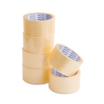 Set : Elfen เอลเฟ่น โอพีพี เทปปิดกล่องสีใส 48 มม. จำนวน 6 ม้วน