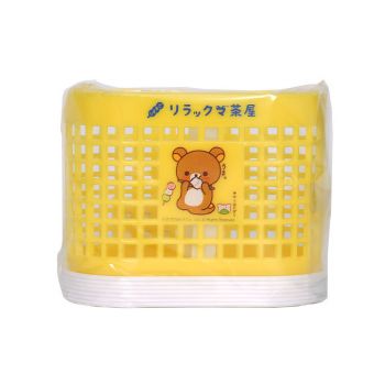 ตะกร้าแบ่งช่อง ลาย rilakkuma - 005 (คละสี)