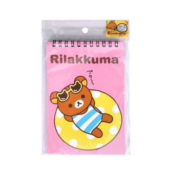 สมุดบันทึกปกอ่อนสันห่วง rilakkuma - 005