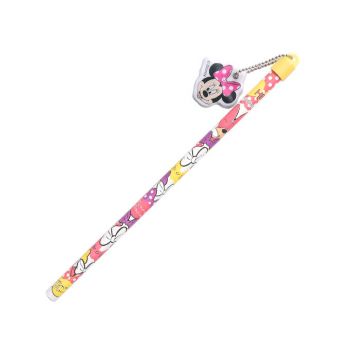 ดินสอ มีตัวห้อย PVC minnie - 001