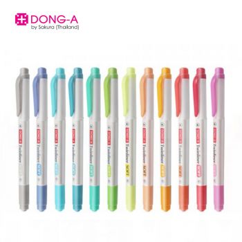 ปากกาเน้นข้อความ 2 หัว DONG-A รุ่น Twinliner SOFT 