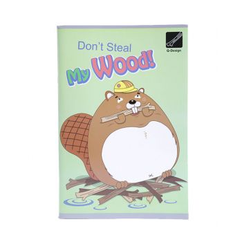 สมุดนักเรียน ตราช้าง Q105 60 แกรม 80 แผ่น (คละลาย) 