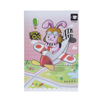 สมุดนักเรียน ตราช้าง L105 60 แกรม 40 แผ่น (คละลาย) 