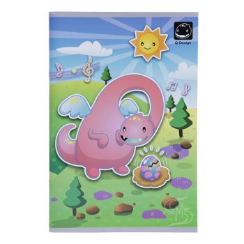 สมุดนักเรียน ตราช้าง Q101 60 แกรม 80 แผ่น (คละลาย) 