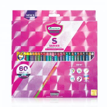 (Factory Sale) สีไม้ Master Art 2 หัว 60 สี รุ่น S-Series