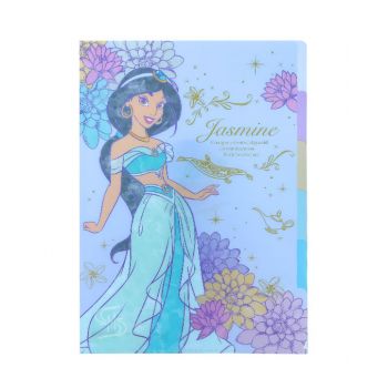 แฟ้มพลาสติกแยกเอกสารได้ 5 ช่อง ขนาด A4 ลาย Jasmine
