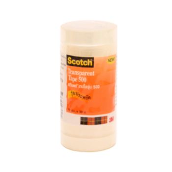 เทปใสแกนเล็ก 1นิ้ว Scotch 3M No.500