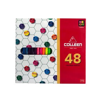 สีไม้ Colleen 48 สี 48 แท่ง กล่องกระดาษ
