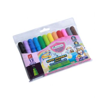 ปากกาเมจิกล้างออกได้ Master Art 12 สี 