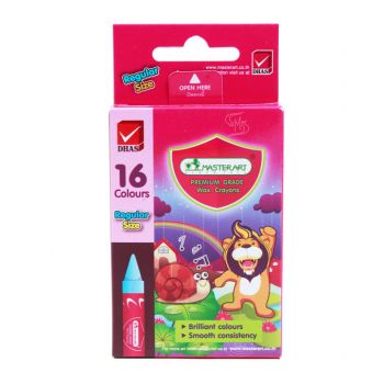 สีเทียน Master Art ขนาดกลาง 16 สี 