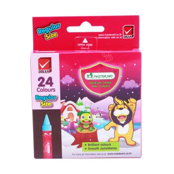 สีเทียน Master Art ขนาดกลาง 24 สี 
