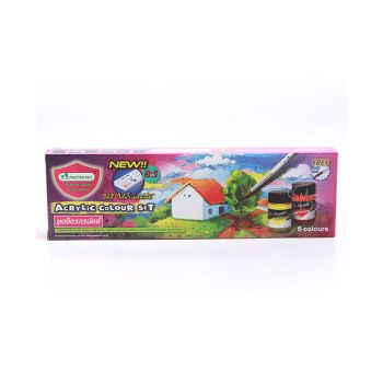 สีอะคริลิค Master Art ชุดจิตรกรน้อย 6 สี