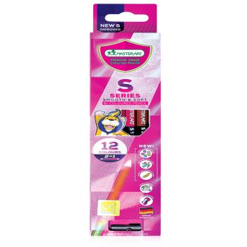(Clearance) สีไม้ 2 หัว 12 สี Master Art รุ่น S Series (SD273217)