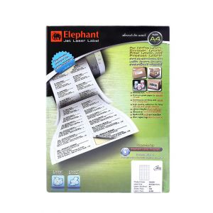 ป้ายสติ๊กเกอร์เจ็ทเลเซอร์ ตราช้าง 18-039* (48.5x25.4mm)