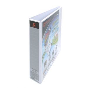 แฟ้ม 2 ห่วง ตราช้าง รุ่น 7250 ขนาด A4 ปก PP TEARSEAL สีขาว 