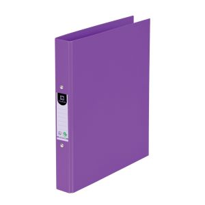 แฟ้ม 2 ห่วง ตราช้าง รุ่น 221A4 ขนาด A4 ปกดูราพลาส สีม่วง