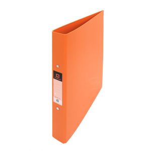 แฟ้ม 2 ห่วง ตราช้าง รุ่น 221A4 ขนาด A4 ปกดูราพลาส สีส้ม