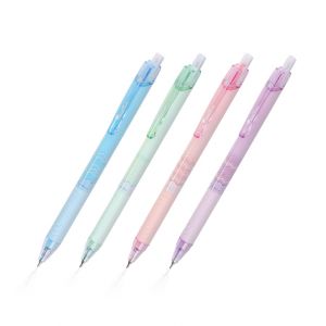 Set : ปากกา Rhythm 0.5 หมึกน้ำเงิน (คละสี) Quantum จำนวน 4 แท่ง