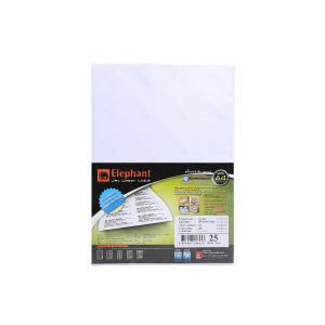 ป้ายสติ๊กเกอร์เจ็ทเลเซอร์ ตราช้าง 19-034 (105 x 36 mm)